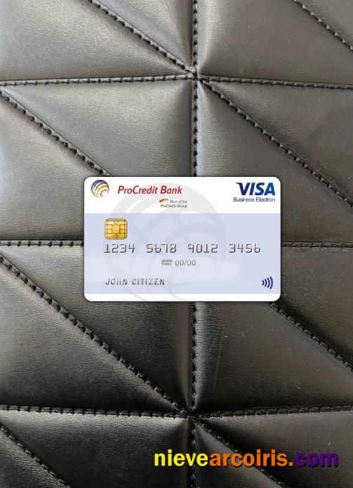 Bulgaria ProCredit Visa Electron photolook